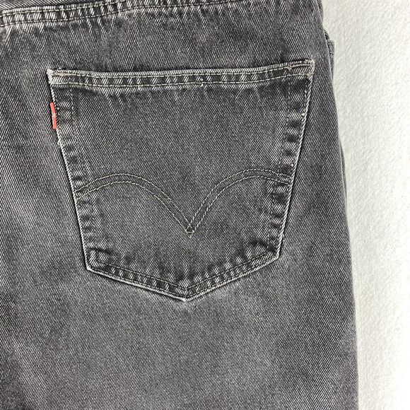 Levi's 550 Relaxed Fit Jeans Men's 40x32 Black Straight Retro Denim Vintage 2000 - Picture 10 of 16